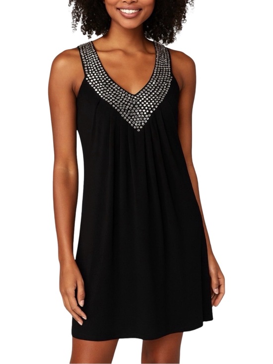 Spense Dresses & Skirts - Spense Little Black Studded Mini Dress - Size 8